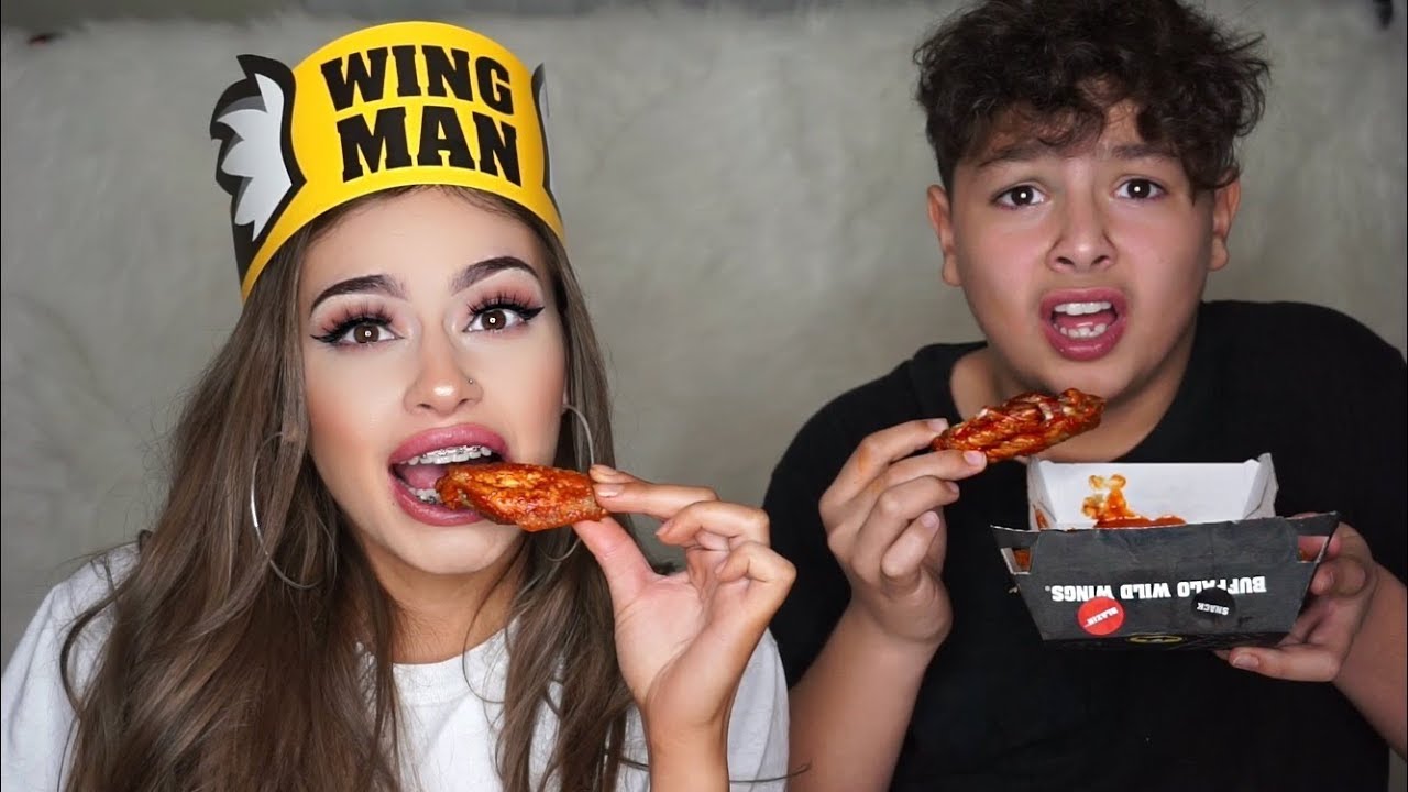 SPICY WING CHALLENGE (I PRANKED MY BROTHER)