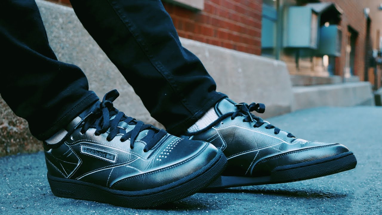 REEBOK x MAISON MARGIELA CLUB C "BLACK" REVIEW + ON FEET