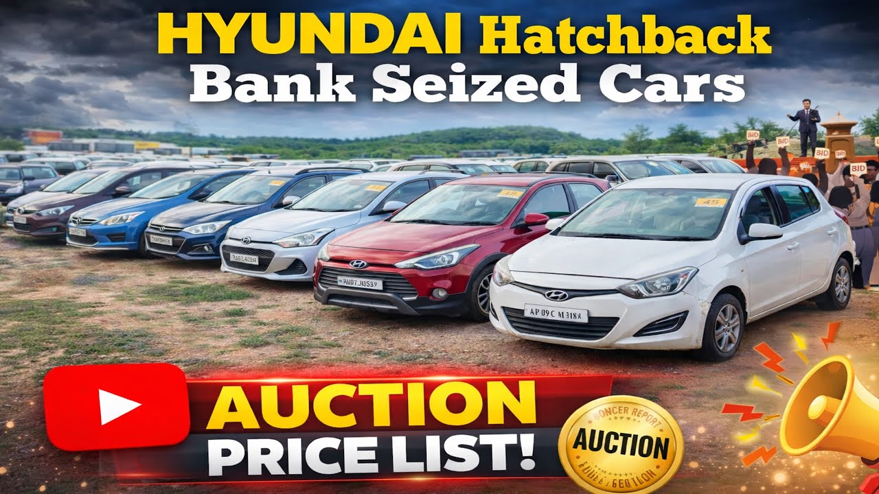 1 Lakh to 6 Lakhs Hatchback Cars in Auction Prices ll Maruti, Tata, Hyundai, all model Cars Prices