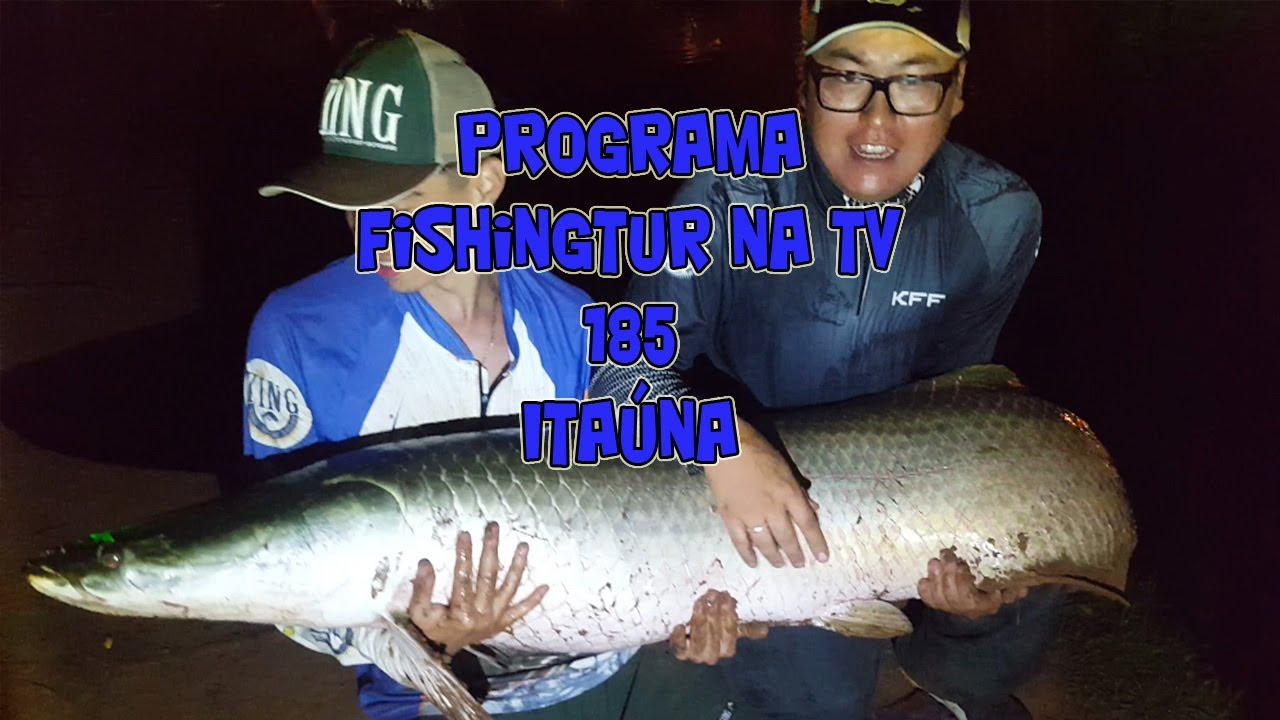 Programa Fishingtur na TV 185 - Peixes muito fortes no Pesqueiro Itaúna