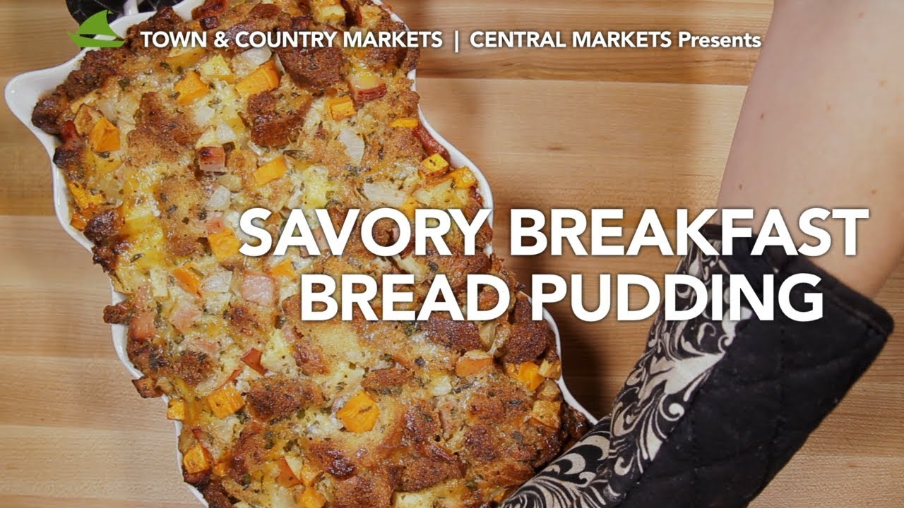Savory Breakfast Bread Pudding
