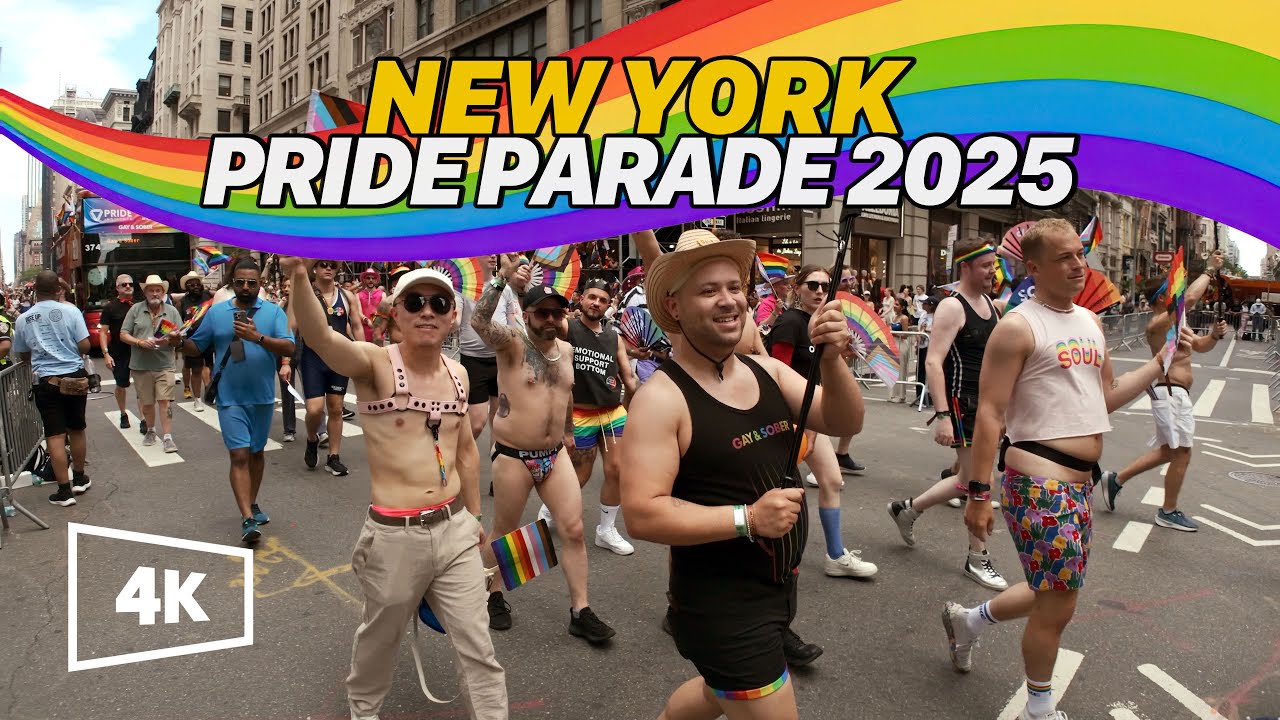 New York City🗽 LGBTQ Pride Parade 2025 🏳️&zwj;🌈 [4K]