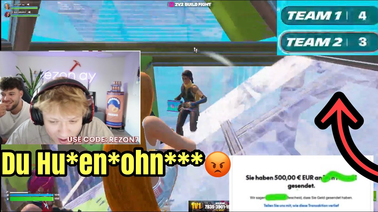 Ich & Gripey verlieren 500€ + Ausraster (2v2)😳😱