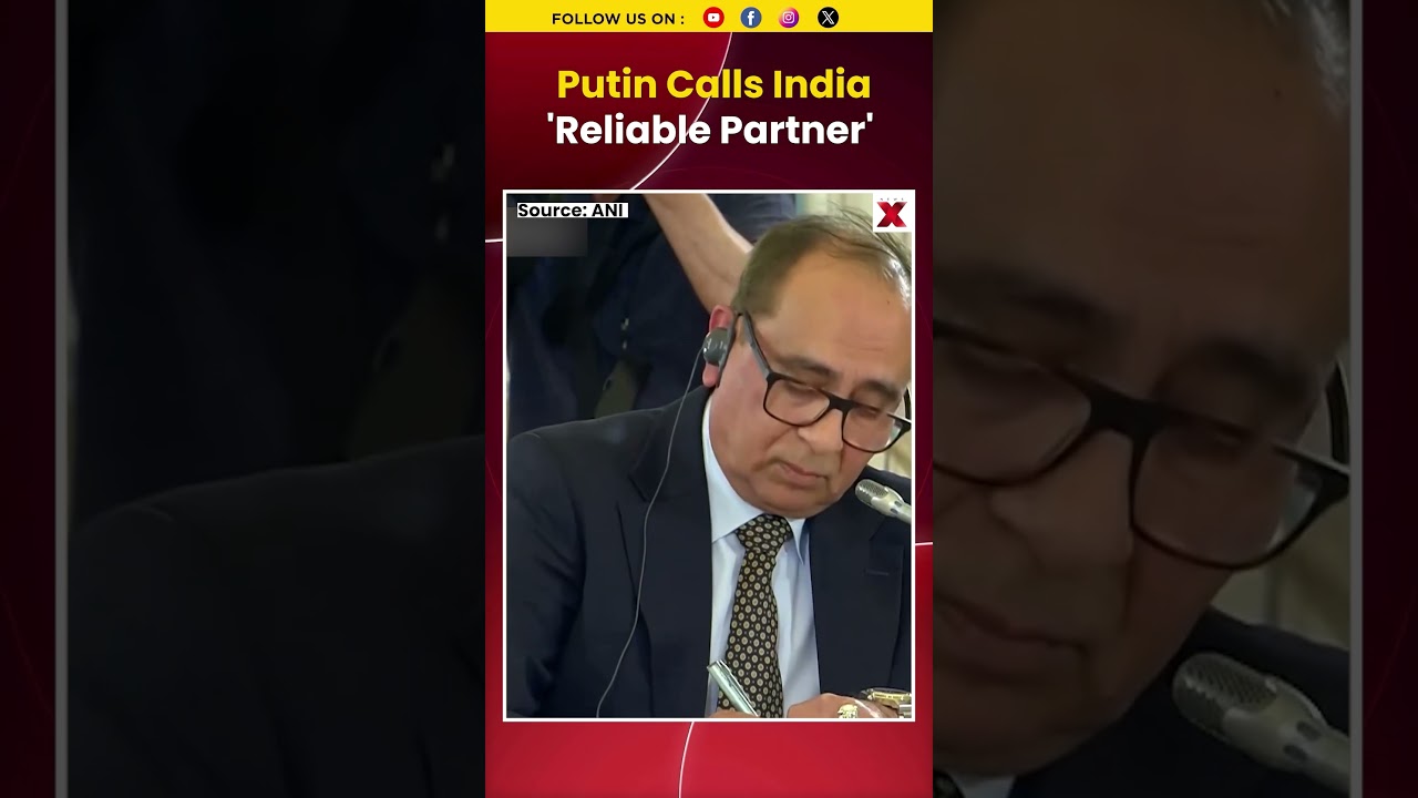 #mustwatch Putin Calls India &ldquo;Reliable Partner&rdquo; Amid Western Pressure on PM Modi | NewsX