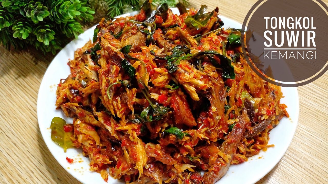 Jamin Enak Banget !! Resep Tongkol Suwir Kemangi Pedas Nikmat