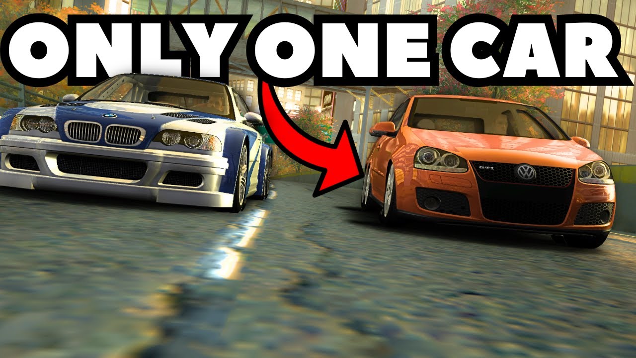 Can You Beat NFS Most Wanted Without Swapping Cars?