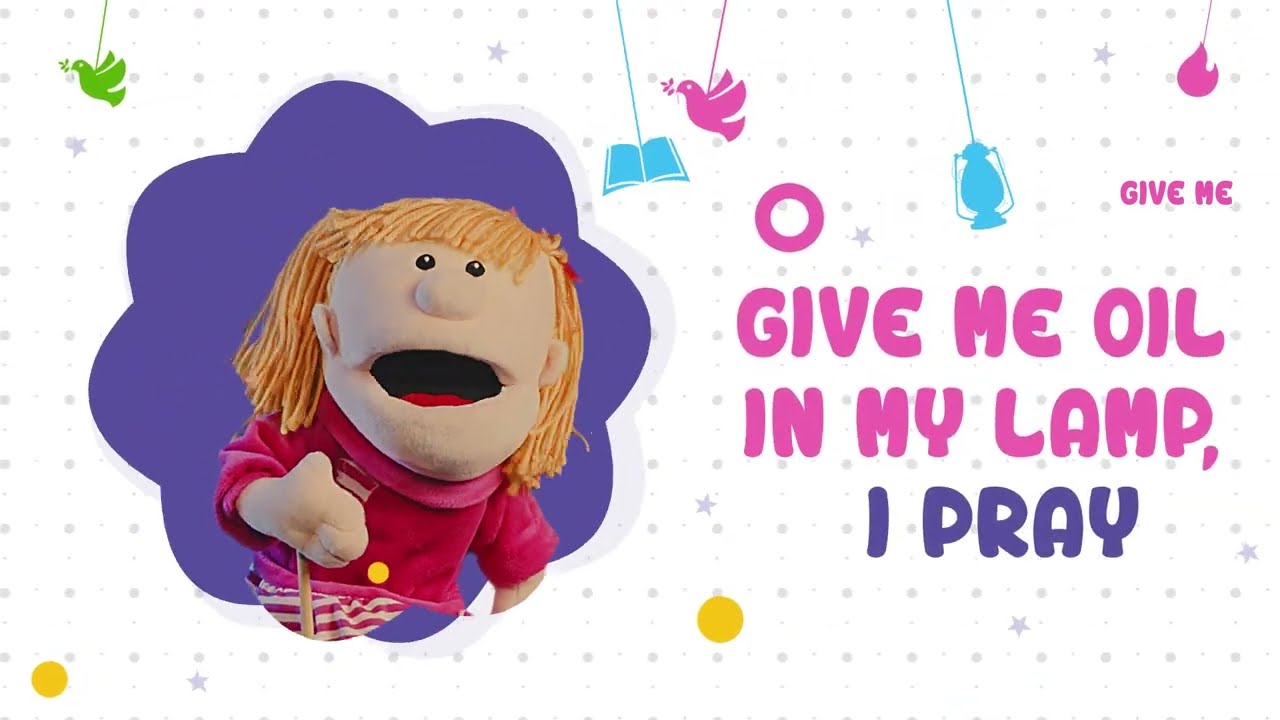 GIVE ME OIL IN MY LAMP | Christian children song | Kids song