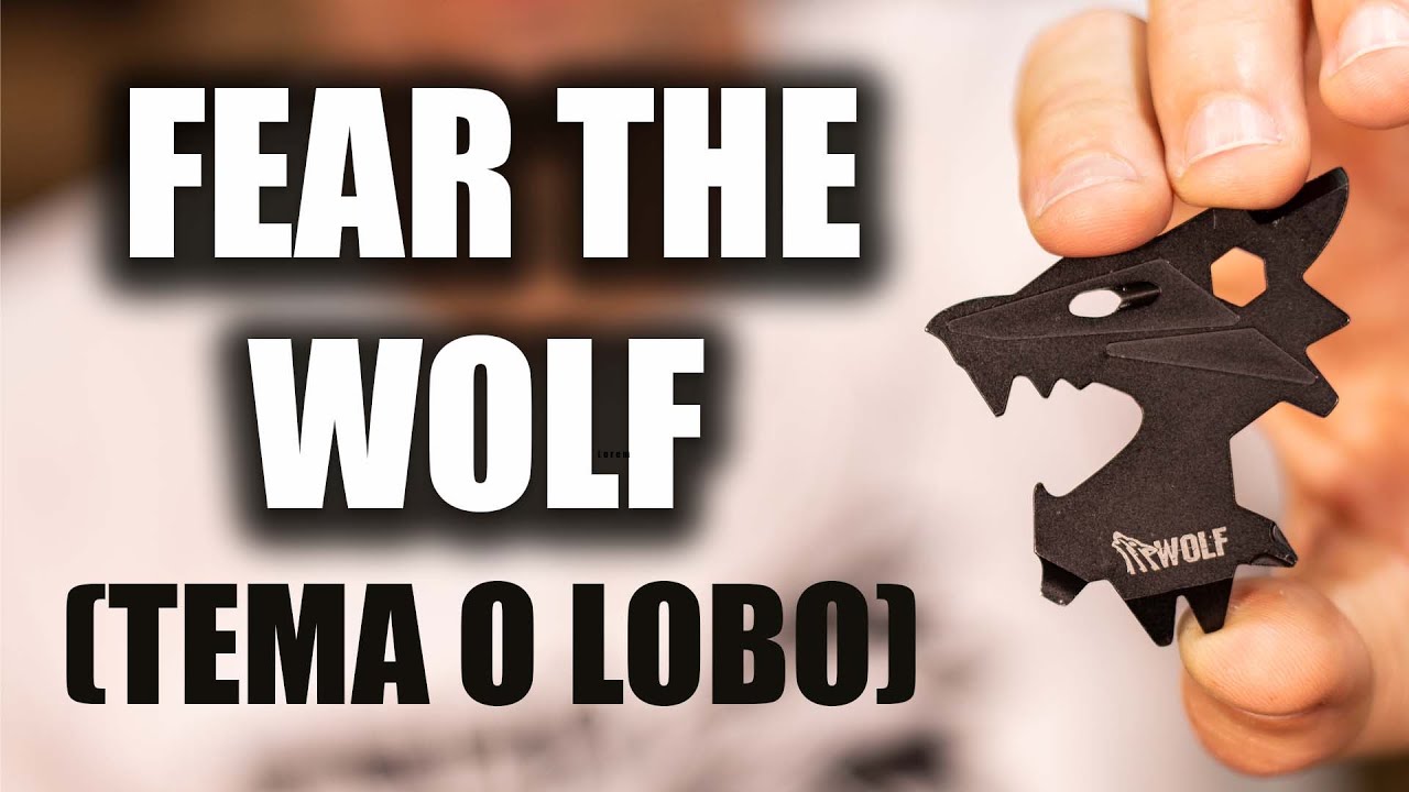 Chaveiro Multifuncional Fear the Wolf.