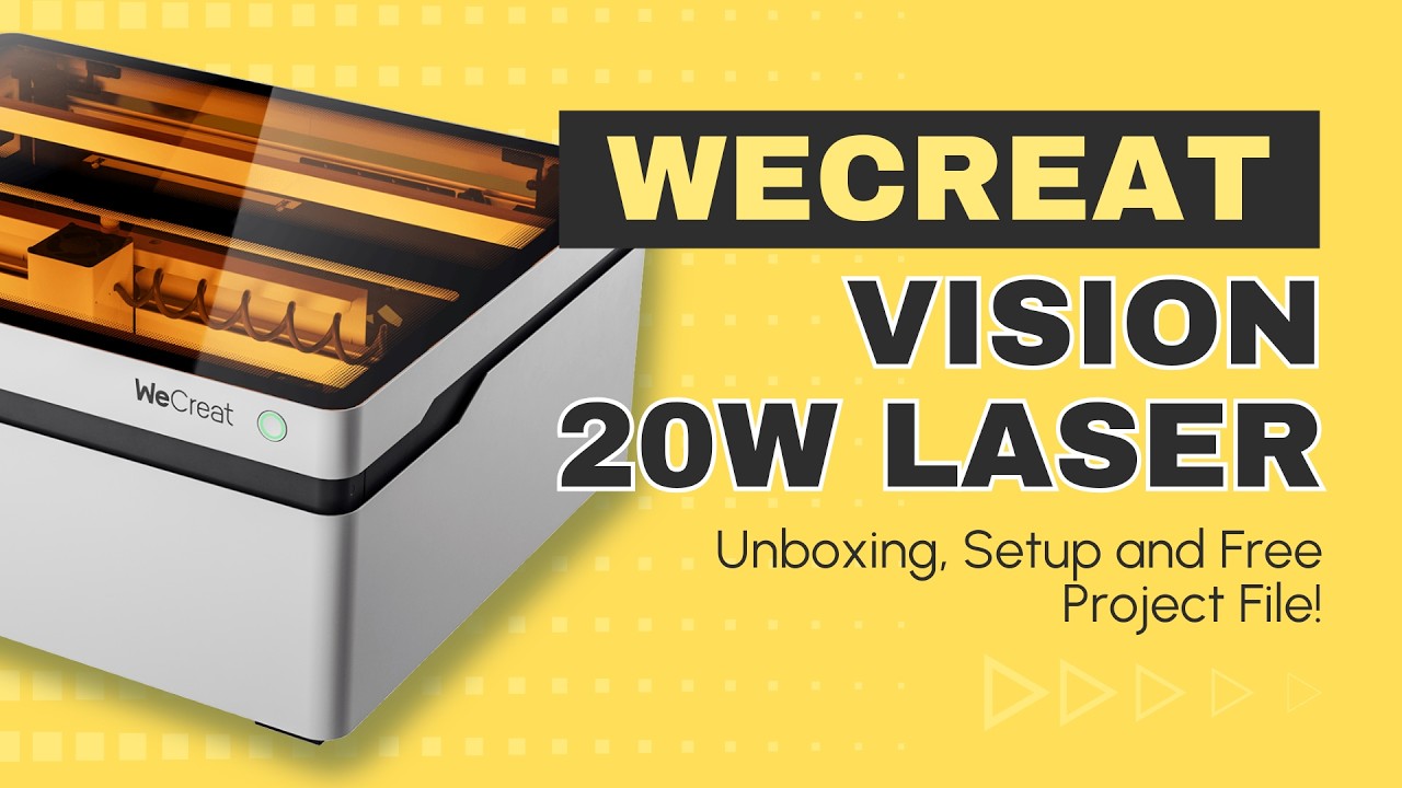 Transform Your Projects: WeCreat Vision 20W Laser Engraver Unboxing & Review 