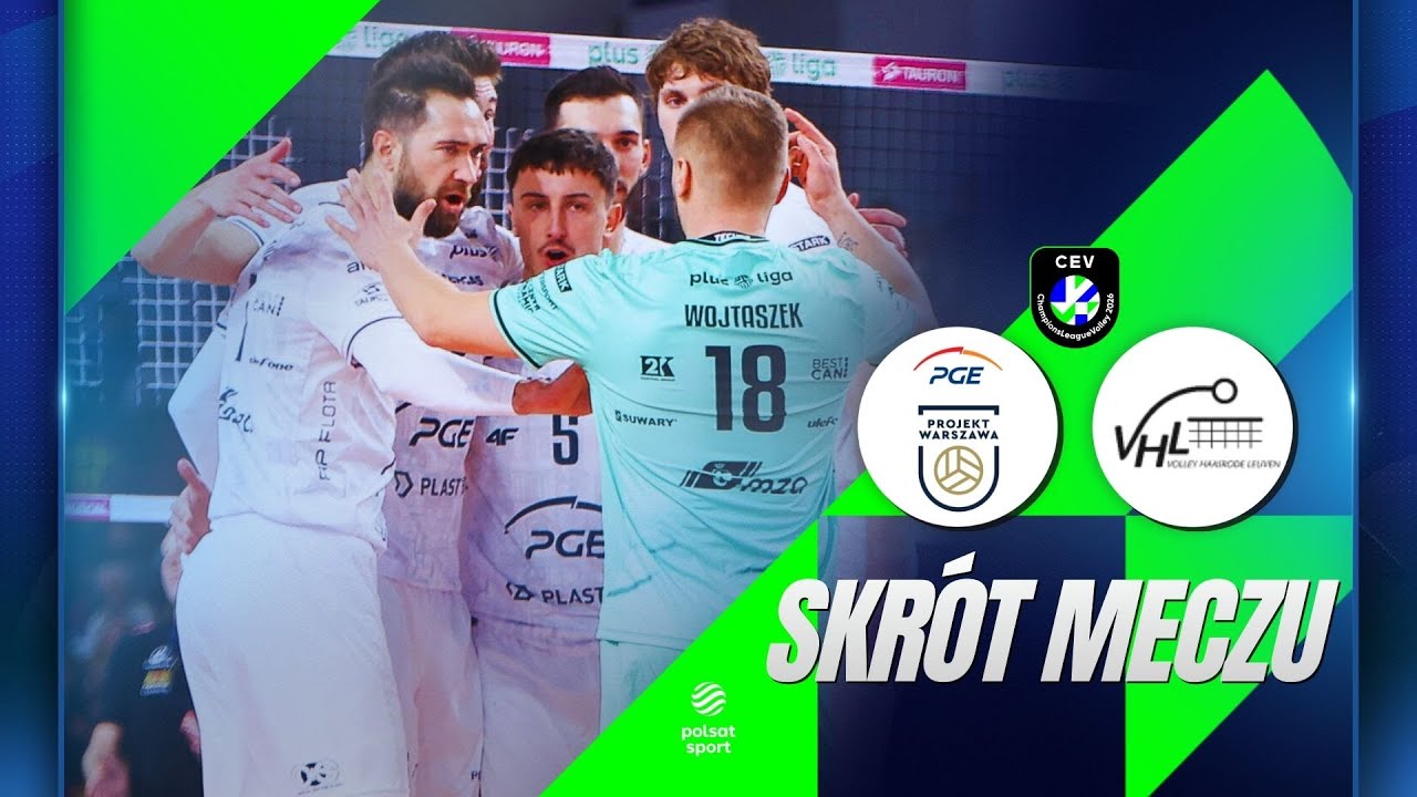 PGE PROJEKT WARSZAWA ROZBIŁ RYWALA! Udana inauguracja w Lidze Mistrzów | SKRÓT