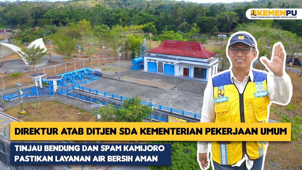 Kunjungan Direktur ATAB Ditjen SDA Kementerian Pekerjaan Umum ke Bendung dan SPAM Kamijoro