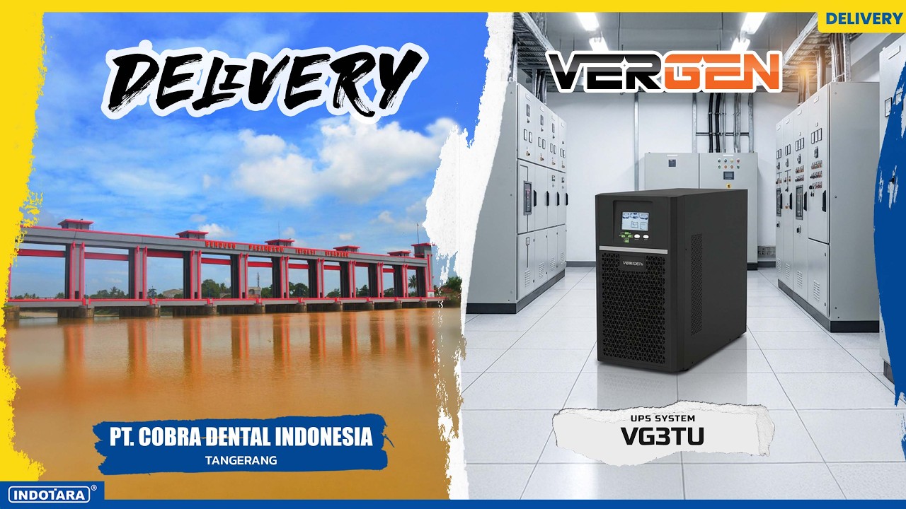 DELIVERY 6 UNIT VERGEN HIGH FREQUENCY UPS SYSTEM VG3TU 1 PHASE 3KVA KE PT. COBRA DENTAL INDONESIA