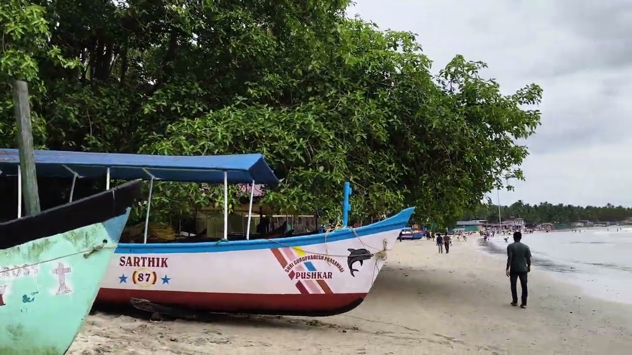 [India 4k] Palolem Beach backwaters Walking tour video || September 2025