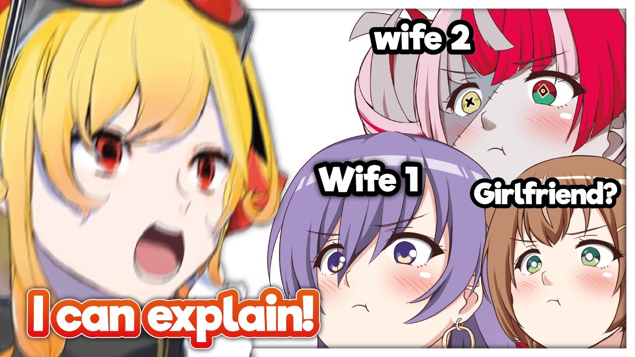 Kaela having a hard time handling her angry wives !!!