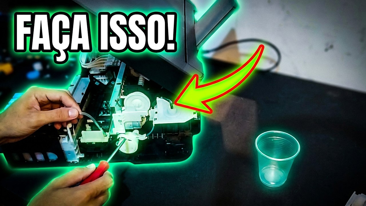 Reparo na bomba peristáltica da estação de limpeza Epson L3150 L3110 L3250 L3210