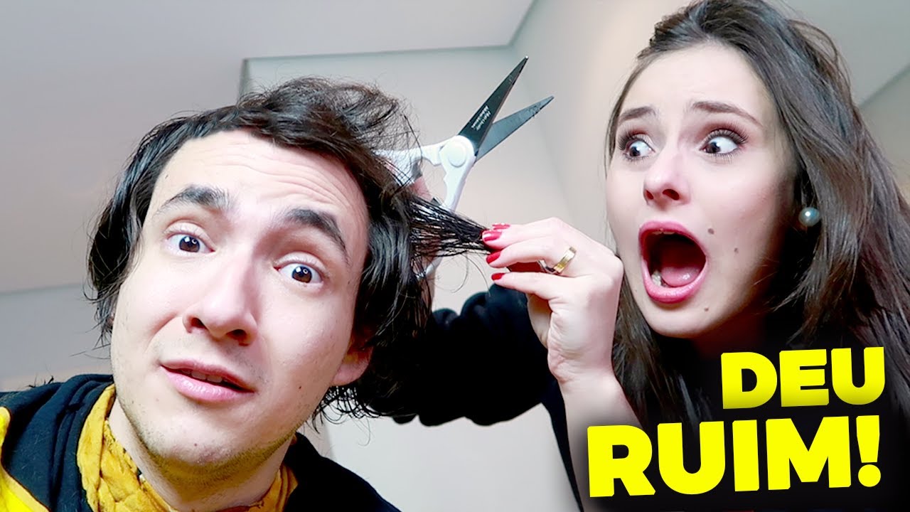 EU CORTEI O CABELO DO GABRIEL (Deu muito ruim)