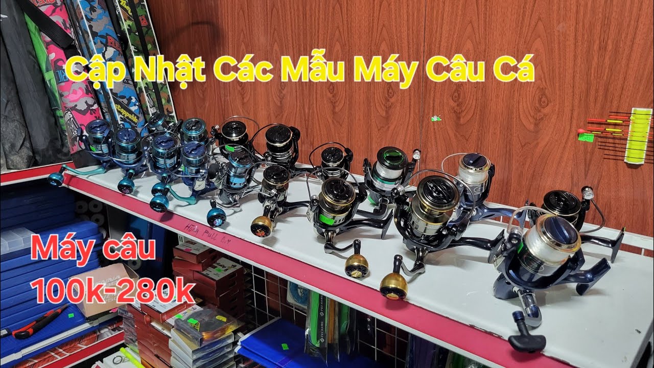 Cập Nhật Các mẫu máy câu giá rẻ từ 100k đến 280k Để Câu cá mùa nước đỗ năm nay