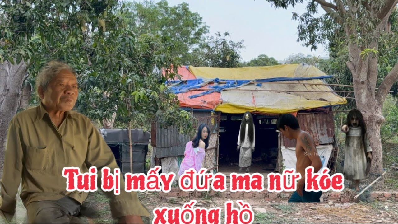 Ngay lúc nầy người đàn Ông bị ma da  kéo xuống hồ núi cấm  sém mất m:ạng