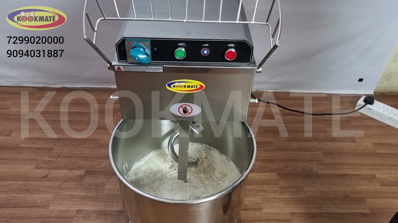Commercial Dough Spiral Mixer | Pizza base making machine | atta kneader  bakery Dough mixer kneader