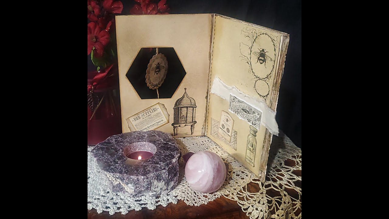Beekeeper Spinner Card #vibeofvintage Journal Card