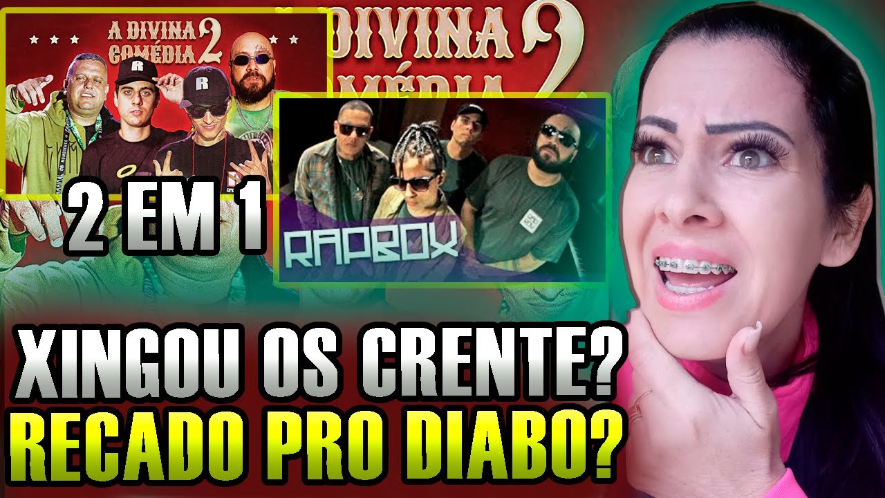 MÃE EVANGÉLICA REACT A DIVINA COMÉDIA 1 E 2 Zeus | Gigante no Mic | Nocivo Shomon | Fabio Brazza