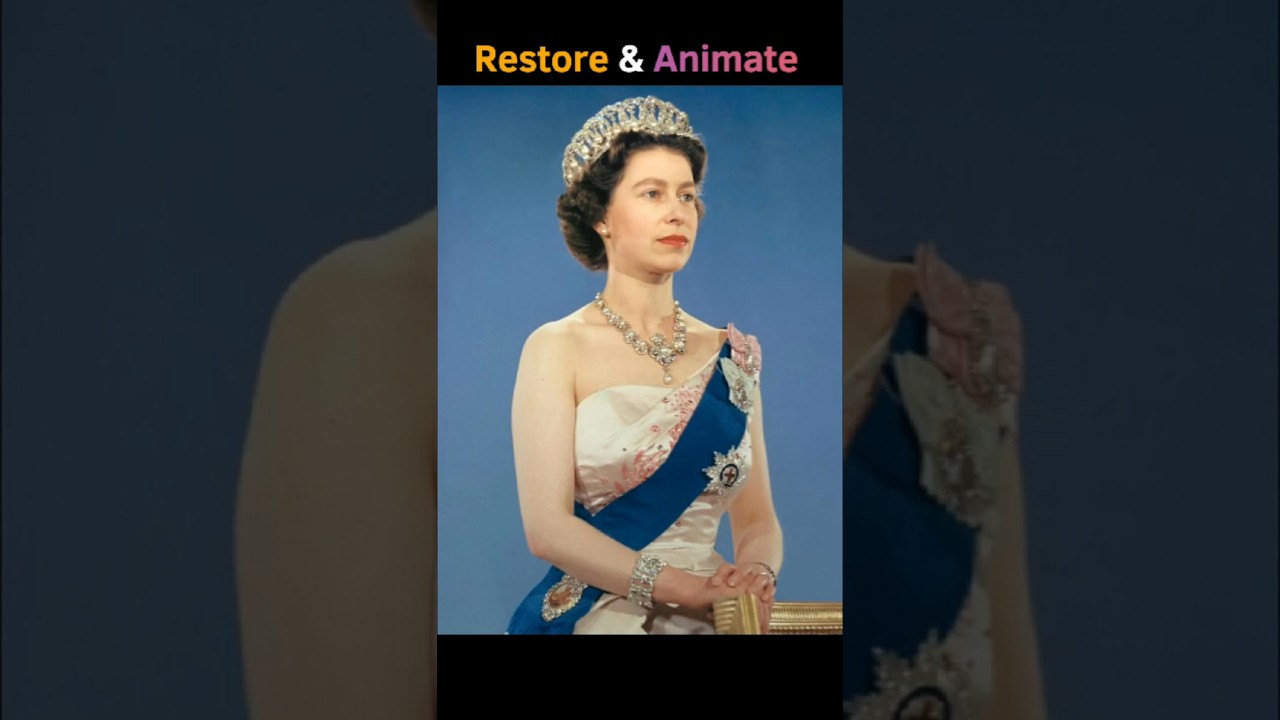 Queen Elizabeth in Color — Stunning AI Restoration & Animation