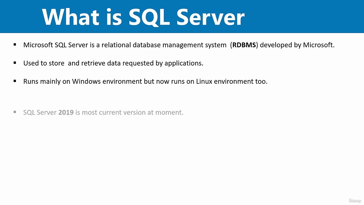 2. Что такое SQL Server?