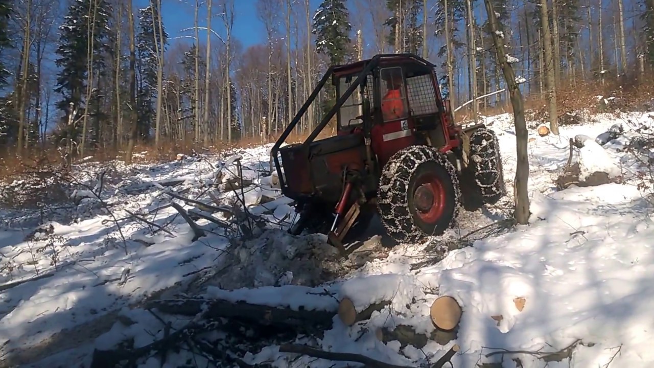 KOCKUMS 822  (lkt  zrywka drewna Sumski traktor debardage Knickschlepper Skogsmaskiner )