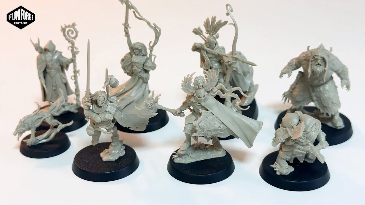 Сборка героев Темной Воды из Warhammer Quest
