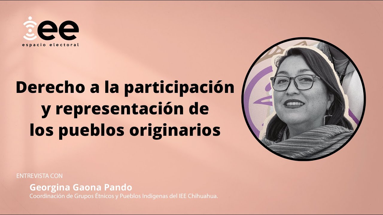 Derecho a la participación y representación de los pueblos originarios — ESPACIO ELECTORAL