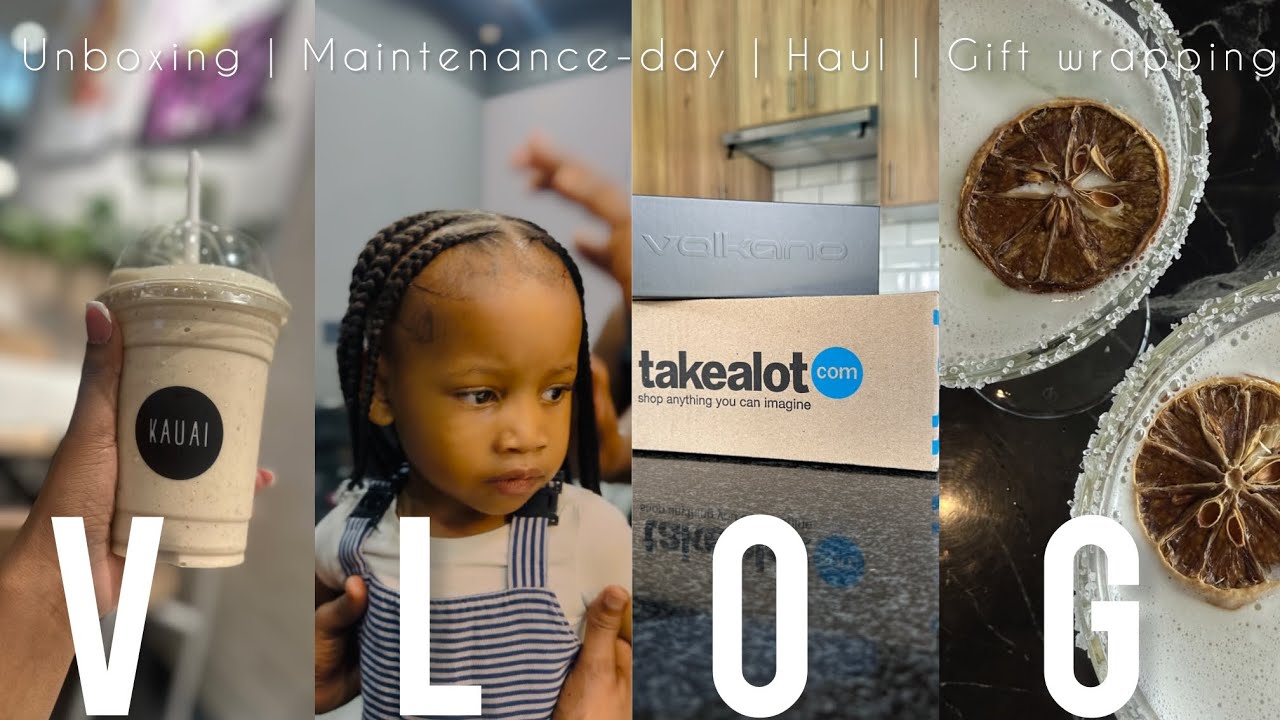 Weekly vlog || Shop with me| maintenance -day| Unboxing | gift wrapping | HAUL || SA YouTuber 