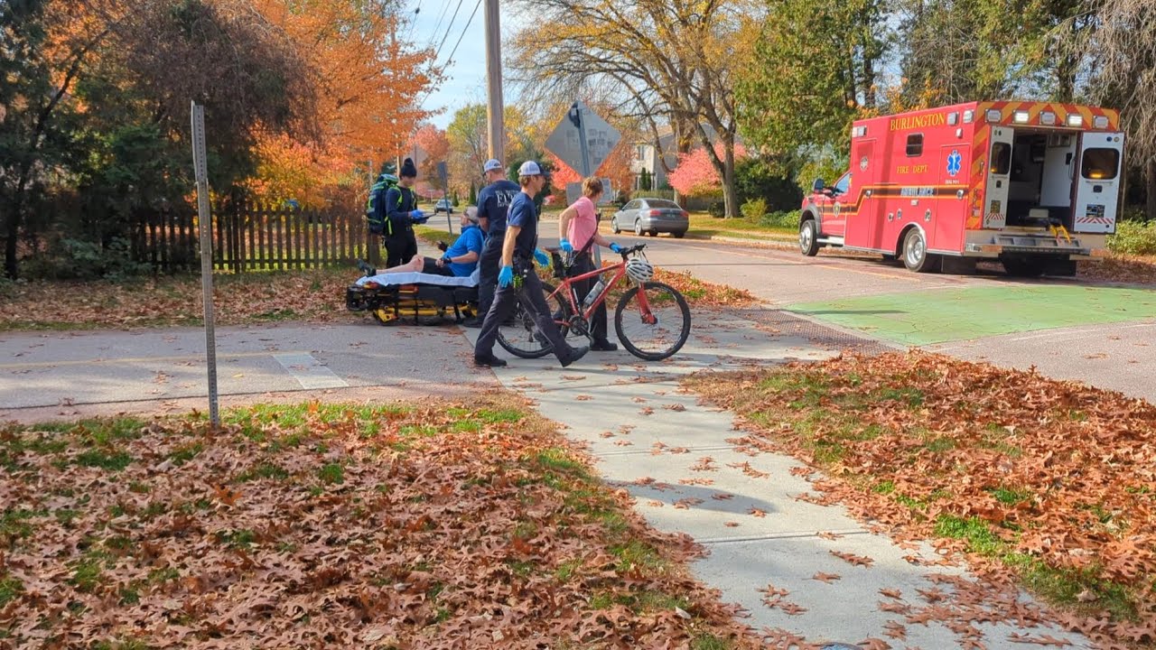 Burlington Fire Responds to an Incident on the Bike Path at Shore Road on 2024/10/31
