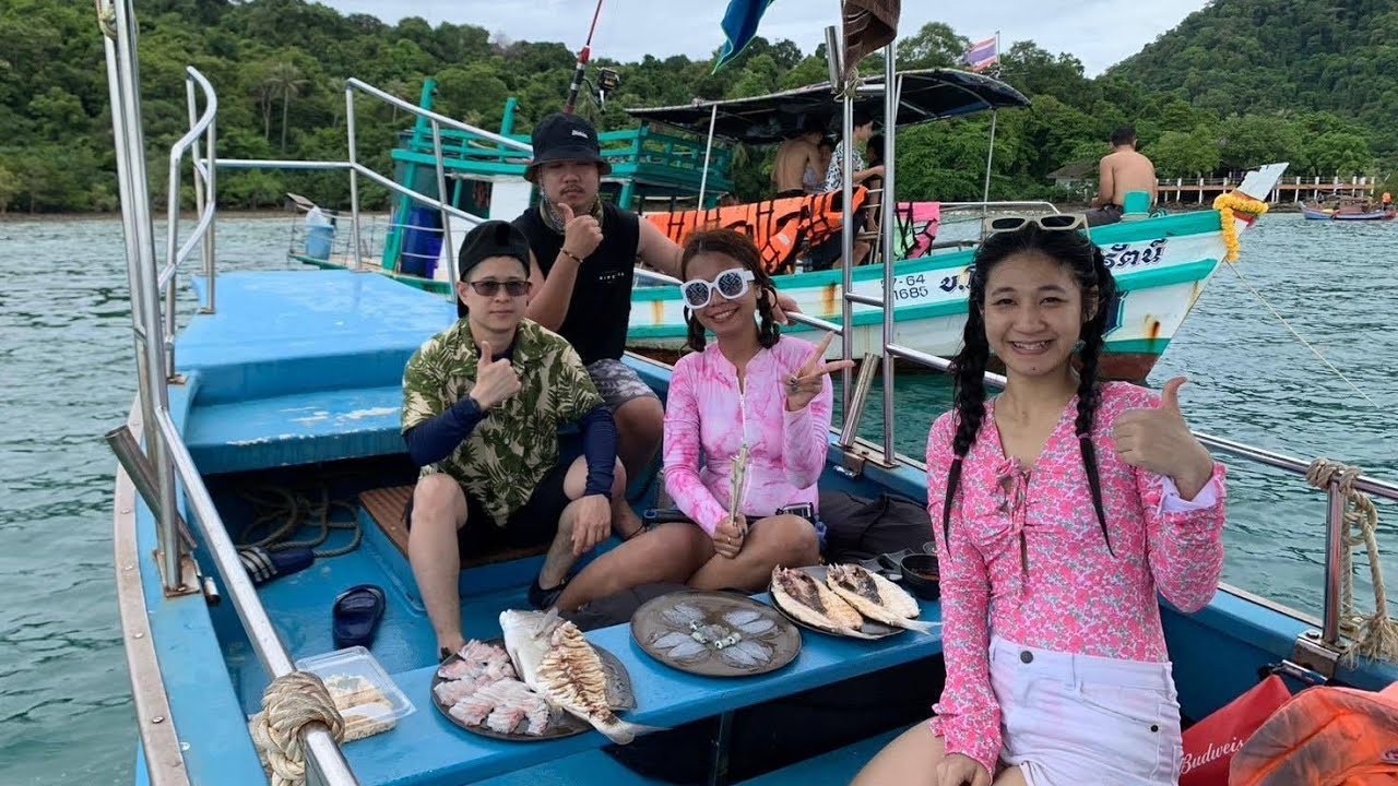 สวนย่ารีสอร์ท เกาะกูด ดำน้ำ ตกหมึก กินซาซิมิสดๆ กับชาวแก๊ง