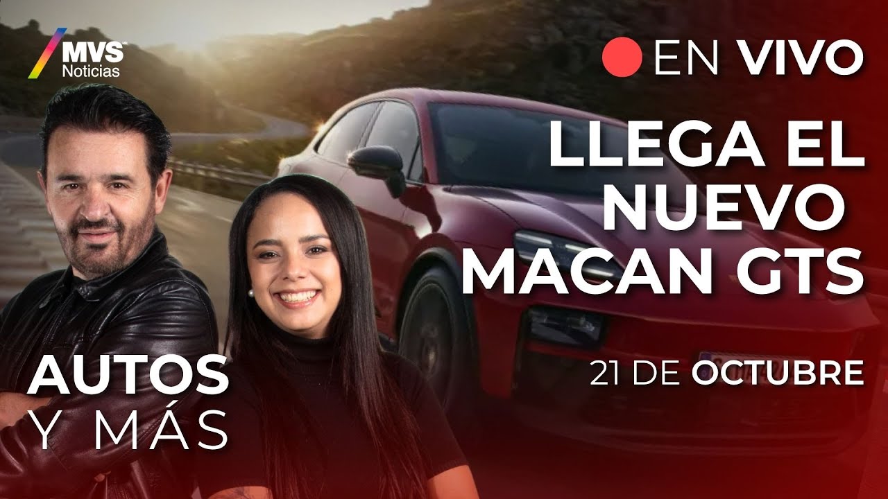 PORSCHE presenta el nuevo MACAN GTS EL&Eacute;CTRICO | 21 de Octubre | AUTOS Y M&Aacute;S EN VIVO