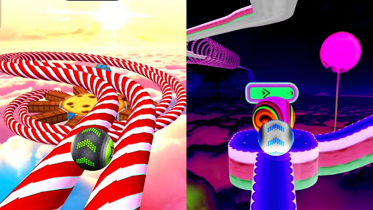 Going Balls Reverse Night vs Normal – UNREAL Focus Speedrun! Android/iOS #Gaming #Ball