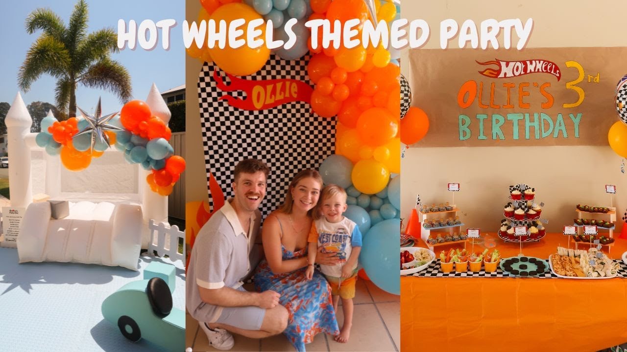 Hot Wheels Themed Birthday Party Tips and Ideas for Kids | Ollie turns 3!!