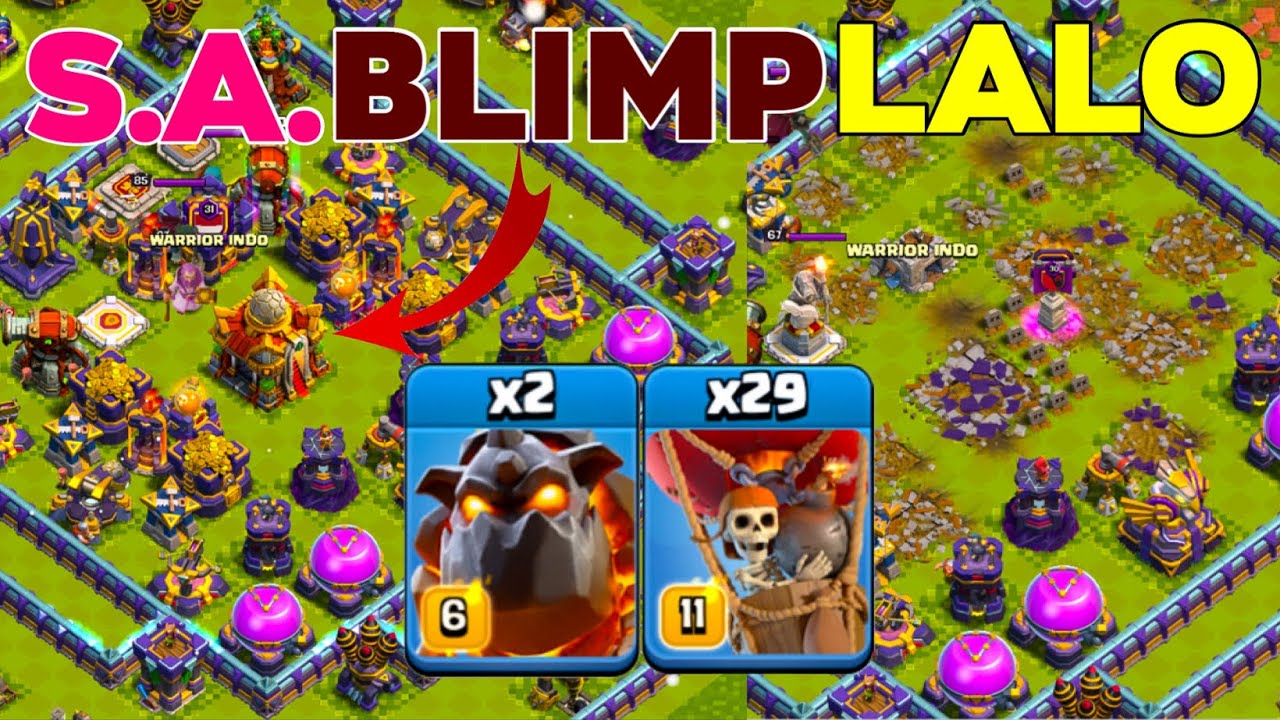 New TH16 Super Archer Blimp Lalo Strategy Decimates Legend League!