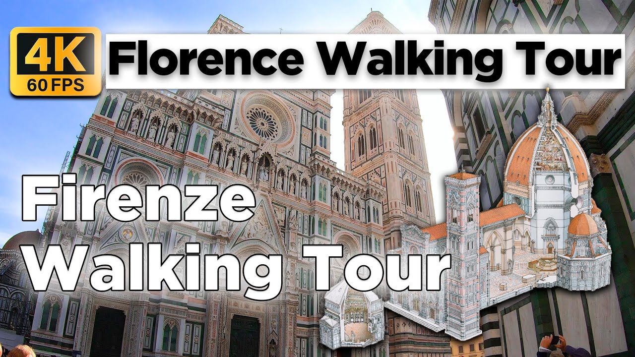 🚶🏼Florence Walking Tour - Italy 2022 [4k 60fps]