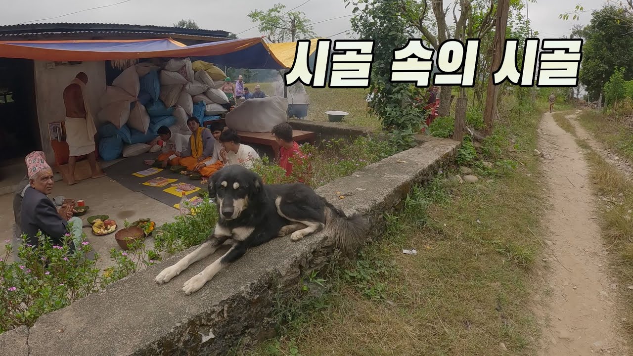 장례 의식에 초대 받다 - 네팔(7)