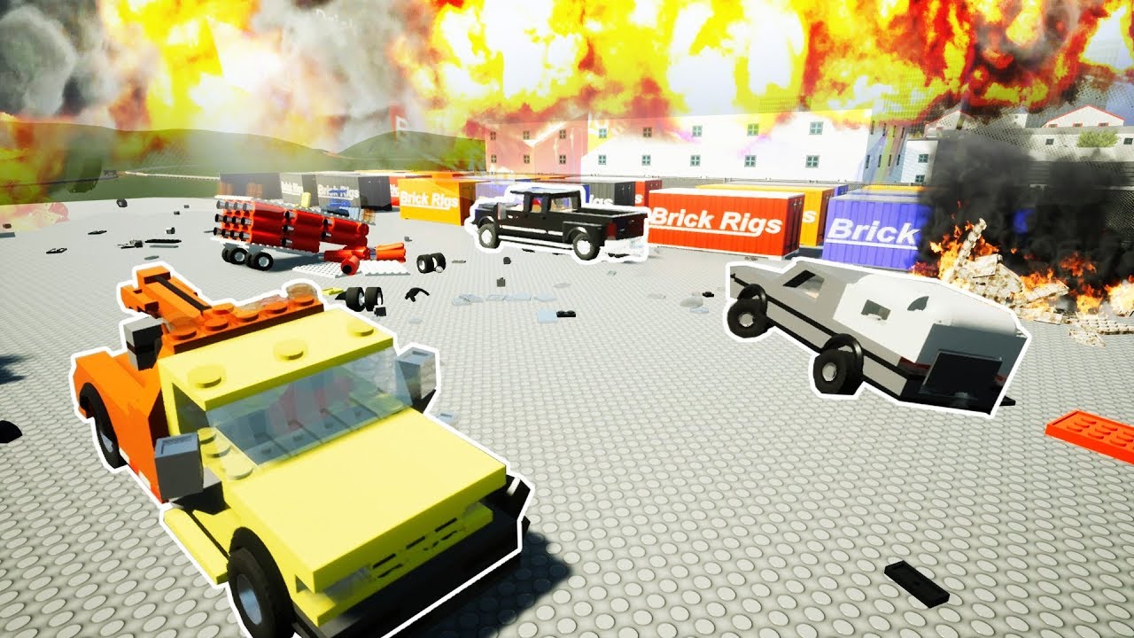 LEGO DEMOLITION DERBY! TONS OF LEGO CRASHES! | Brick Rigs Gameplay