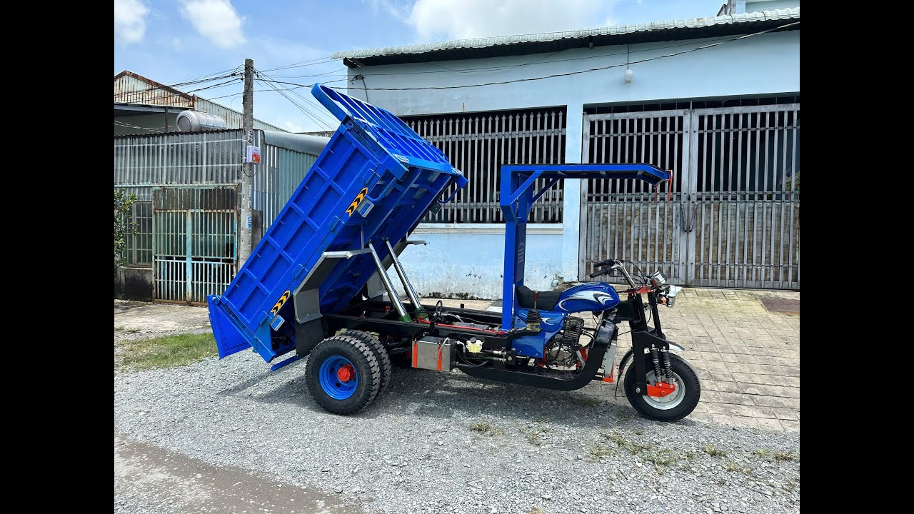 Rivew Mẫu Xe Ba Gác Máy Xăng Độ Cầu Số Ô Tô - 10 Số Siêu Khoẻ