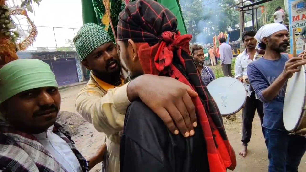 moharam festival in mandamarri market 