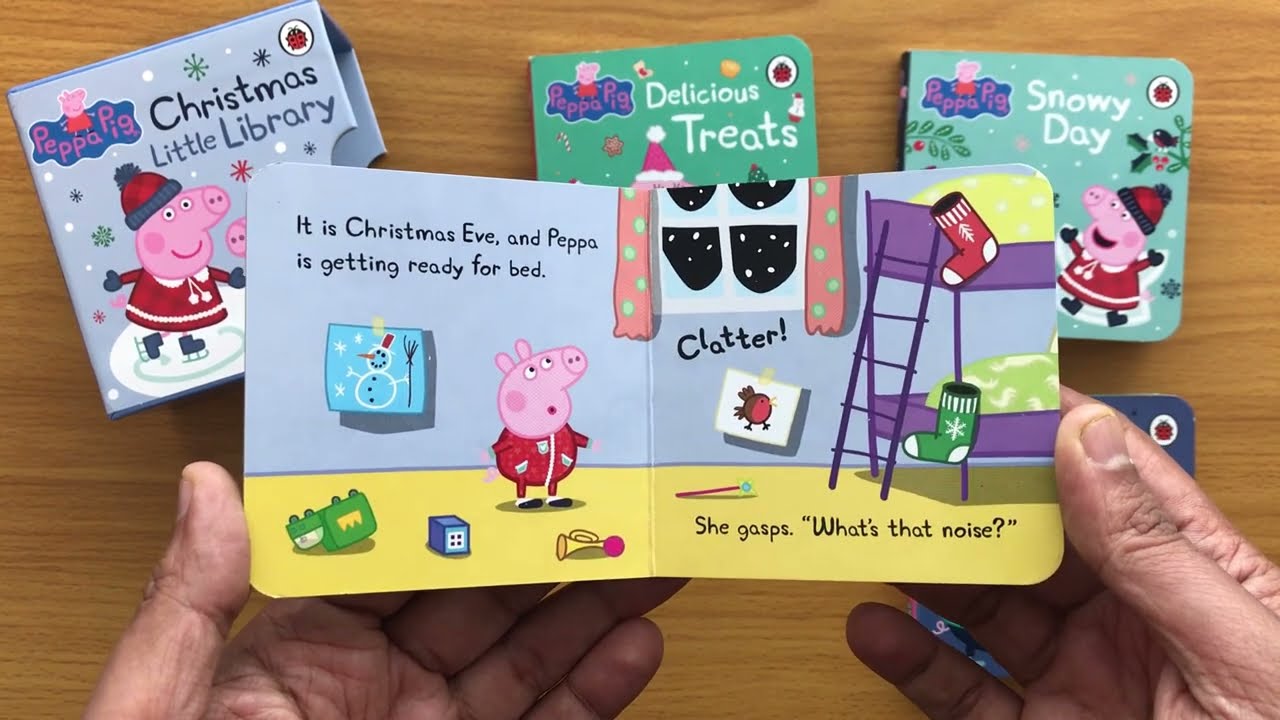 Peppa Pig Christmas Little Library Books - Read Aloud Books for Children and Toddlers