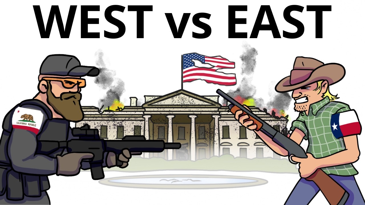 What If the Civil War Started Now: East Coast vs West Coast