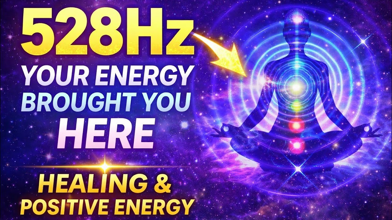 528Hz Miracle Frequency ✨ Your Energy Brought You Here | Healing & Positive Energy