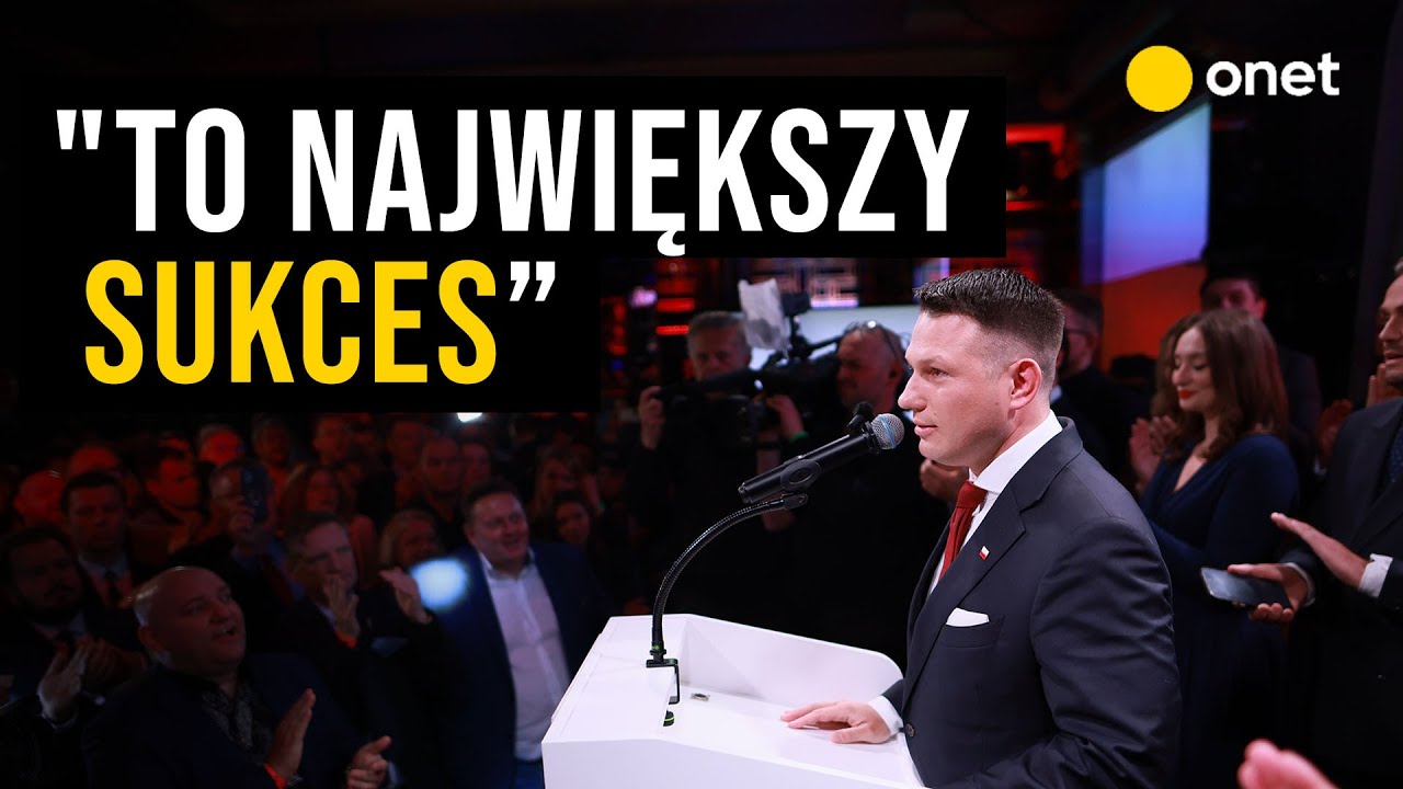 WYBORY prezydenckie 2025. SŁAWOMIR MENZTEN przem&oacute;wił