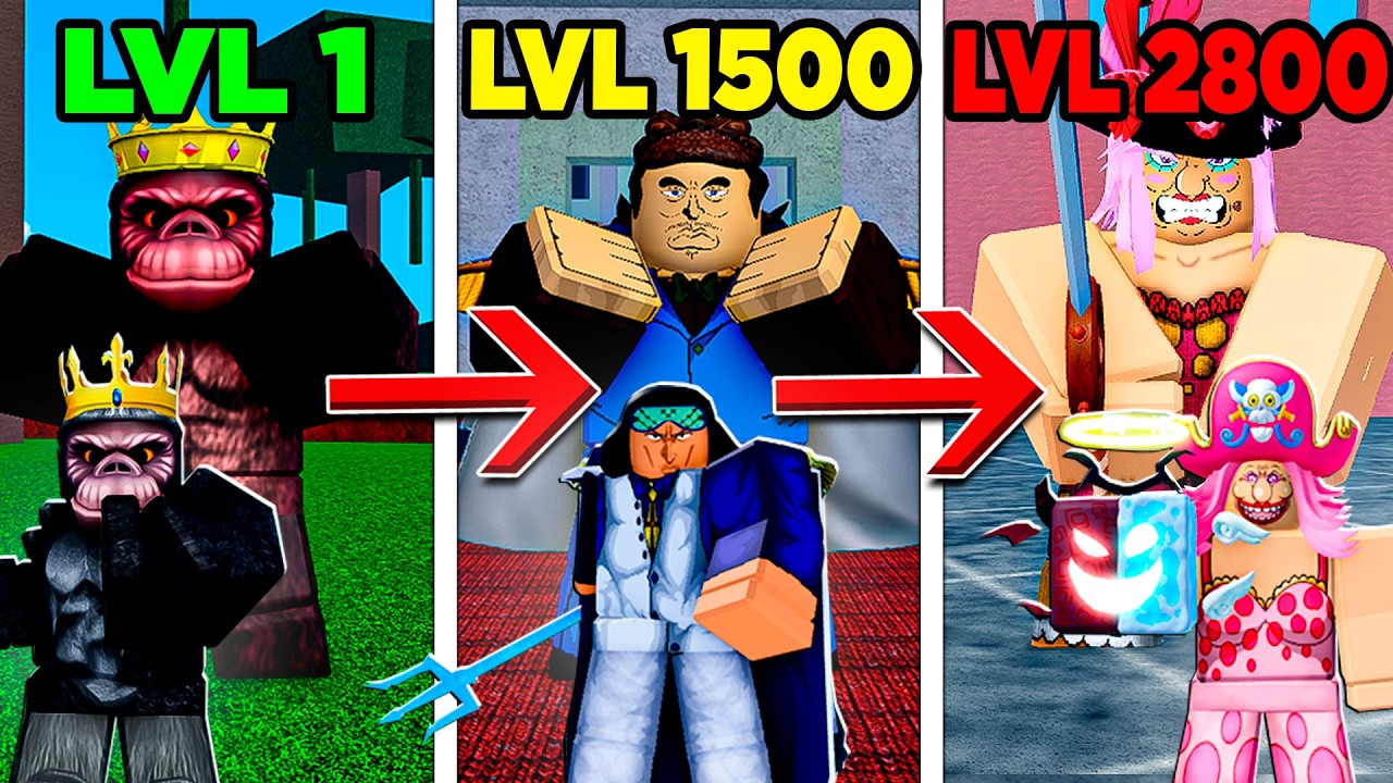 BLOX FRUITS MAS A CADA BOSS EU VIRO ELE