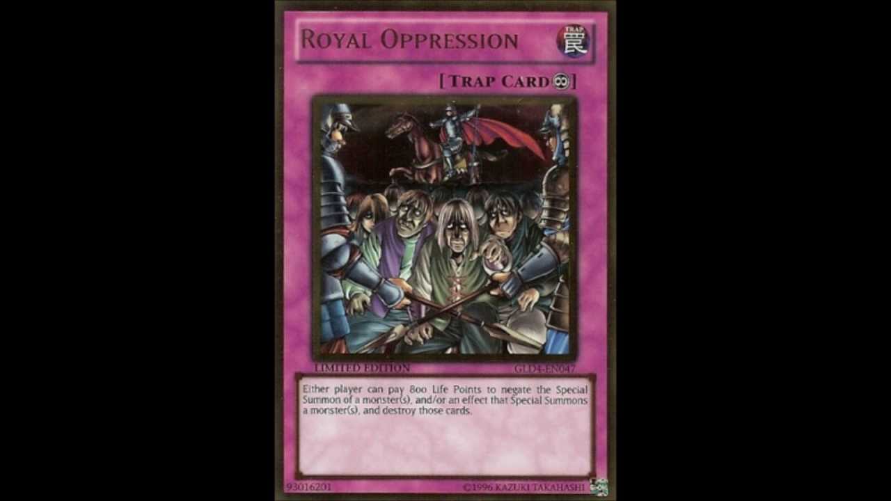 Royal Oppression: Should it come back?