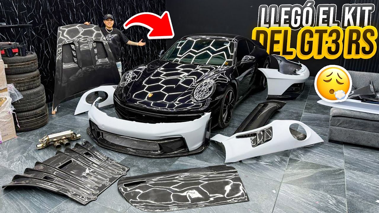 LLEGÓ EL KIT COMPLETO DE GT3 RS PARA MI PORSCHE | ManuelRivera11