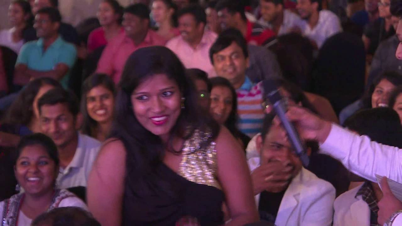 MC Anuj Char hosting Attra's Annual Awards Night